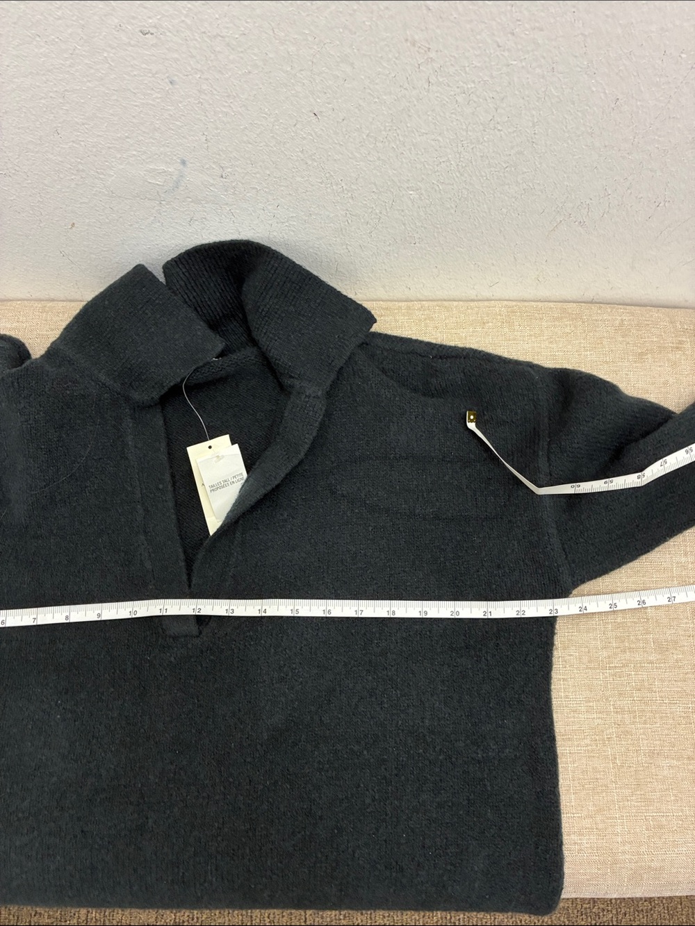 Abercrombie & Fitch Dark Charcoal Knit Midi Dress - Picture 9 of 11